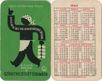 ÁfészÉtterem 1963