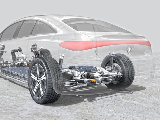 Mercedes-Benz EQS. AIRMATIC mit intelligenter Dämpferregelung;Mercedes-Benz EQS 580 4MATIC | Energieverbrauch kombiniert: 19,5-16,2 kWh/100 km | CO₂-Emissionen kombiniert: 0 g/km | CO₂-Klasse: A*Mercedes-Benz EQS AIRMATIC with intelligent damper control;Mercedes-Benz EQS 580 4MATIC | energy consumption combined: 19.5-16.2 kWh/100 km | CO₂ emissions combined: 0 g/km | CO₂ class: A*