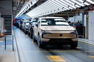 The Volvo Cars EX30 begins production in Europe, in the Volvo Cars Ghent plant in Ghent, Belgium.
