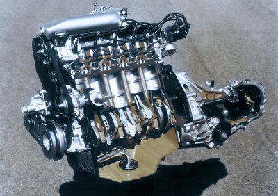 1976: World premiere of the first Audi five-cylinder gasoline engine
