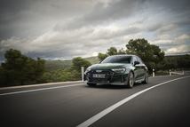 Malachite green, dynamic photo, exterior, three-quarter front view