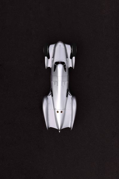 Audi recreated the Auto Union Lucca. After just over three years of construction, the record-breaking car was completed in early 2026. Studio Top shot.