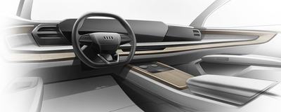Design sketch Audi Q9 - Interior