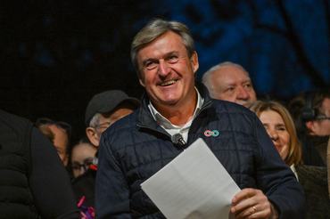 Székesfehérvár, 2026. március 11.Kapitány István, a Tisza Párt gazdaságfejlesztési és energetikai vezetõje a párt országjárása keretében tartott székesfehérvári fórumon 2026. március 11-én.MTI/Illyés Tibor