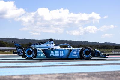 LE CASTELLET, FRANCE - APRIL 21: A general view of the GEN4 Formula E car during the Formula E GEN4 Launch at Circuit Paul Ricard on April 21, 2026 in Le Castellet, France. (Photo by Simon Galloway/LAT Images)