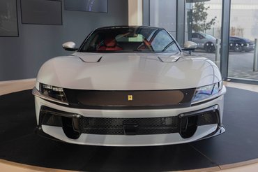 HATFIELD, UNITED KINDOM - NOVEMBER 21: The Ferrari 12Cilindri displayed at HROwen Ferrari on November 21, 2024 in Hatfield, Hertfordshire. Hatfield is the main hub destination for HROwen with their main HQ being based there. (Photo by Martyn Lucy/Getty Images)