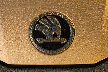 A Skoda badge is seen on a car in Warsaw, Poland on 02 November, 2025. (Photo by Jaap Arriens/NurPhoto via Getty Images)