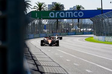 Formula 1 driver Oscar Piastri of the McLaren Mastercard Formula 1 Team participates in the Formula 1 Melbourne free practice session at Albert Park in Melbourne, Australia, on March 6, 2025. (Photo by Marcel van Dorst/EYE4IMAGES/NurPhoto via Getty Images)