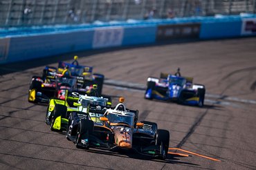 AVONDALE, ARIZONA - MARCH 7: #19: Dennis Hauger, Dale Coyne Racing Honda during the NTT INDYCAR Series Good Ranchers 250 on March 7, 2026 in Avondale, Arizona. (Photo by Gavin Baker/Lumen via Getty Images)
