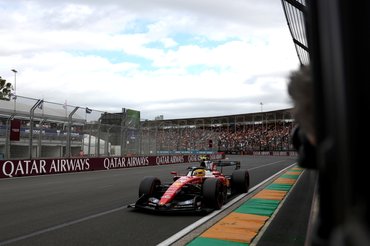 MELBOURNE, AUSTRALIA - MARCH 07: Lewis Hamilton of Great Britain driving the (44) Scuderia Ferrari SF-26 on track during qualifying ahead of the F1 Grand Prix of Australia at Albert Park Grand Prix Circuit on March 07, 2026 in Melbourne, Australia. (Photo by Anni Graf - Formula 1/Formula 1 via Getty Images)