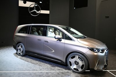 06 March 2026, Baden-Württemberg, Stuttgart: The new electric Mercedes-Benz Van VLE. The new vehicle was presented on March 9 Photo: Bernd Weißbrod/dpa (Photo by Bernd Weißbrod/picture alliance via Getty Images)