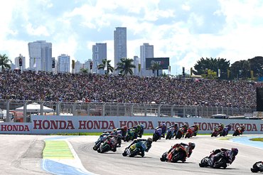 GOIANIA, BRAZIL - MARCH 22: Jorge Martin of Spain riding the Aprilia Racing bike (89) during the MotoGP of Brazil at Autodromo Internacional de Goiania - Ayrton Senna on March 22, 2026 in Goiania, Brazil. (Photo by Gold & Goose Photography/Getty Images)