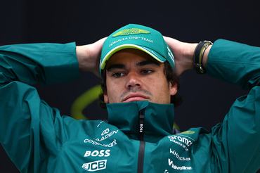 SUZUKA, JAPAN - MARCH 26: Lance Stroll of Canada and Aston Martin F1 Team looks on in the Drivers Press Conference during previews ahead of the F1 Grand Prix of Japan at Suzuka Circuit on March 26, 2026 in Suzuka, Japan. (Photo by Clive Rose/Getty Images)
