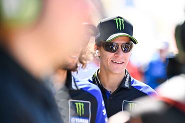 AUSTIN, TEXAS - MARCH 29: Fabio Quartararo of France riding the Monster Energy Yamaha (20) in pit lane during the MotoGP of United States at Circuit of The Americas on March 29, 2026 in Austin, Texas. (Photo by Gold & Goose Photography/Getty Images)