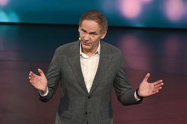 21 April 2026, China, Peking: Oliver Blume, Chairman of the Board of Management of Volkswagen AG, speaks during a presentation. Photo: Johannes Neudecker/dpa (Photo by Johannes Neudecker/picture alliance via Getty Images)