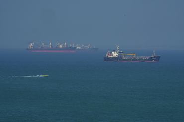 QESHM ISLAND, IRAN - APRIL 28: The Ateela 2 Oil Tanker boat navigates the sea on April 28, 2026 on Qeshm Island, Iran in the Strait of Hormuz. Iran's latest proposal for ending its blockade of the Strait of Hormuz calls on the United States to end its naval blockade of Iran's ports, and sets aside questions about what to do with Iran's nuclear program. The United States has not formally responded to the latest proposal, which was delivered by Iran's foreign minister to Pakistan two days ago. (Photo by Asghar Besharati/Getty Images)