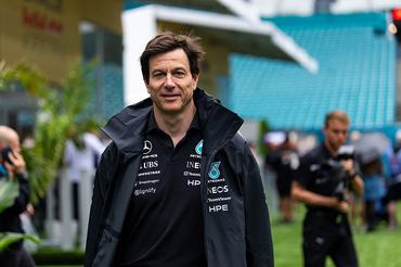 MIAMI, FLORIDA - MAY 3: Mercedes AMG Petronas F1 Team CEO and Team Principal Toto Wolff walks in the paddock during the F1 Grand Prix of Miami at Miami International Autodrome on May 3, 2026 in Miami, United States. (Photo by Kym Illman/Getty Images)