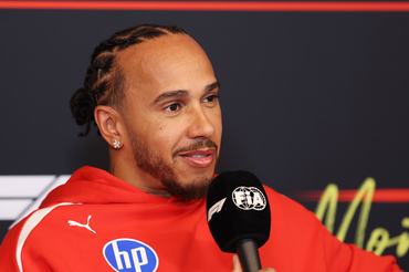 MONTREAL, QUEBEC - MAY 21: Lewis Hamilton of Great Britain and Scuderia Ferrari speaks in the Drivers Press Conference during previews ahead of the F1 Grand Prix of Canada at Circuit Gilles-Villeneuve on May 21, 2026 in Montreal, Quebec. (Photo by Brett Farmer/LAT Images)