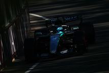 MONTREAL, QUEBEC - MAY 22: George Russell of Great Britain driving the (63) Mercedes AMG Petronas F1 Team W17 on track during Sprint Qualifying ahead of the F1 Grand Prix of Canada at Circuit Gilles-Villeneuve on May 22, 2026 in Montreal, Quebec. (Photo by Clive Mason/Getty Images)