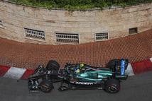 #14 Fernando Alonso of Spain and Aston Martin F1 Team drives the AMR26 Honda during the Formula 1 Louis Vuitton Grand Prix de Monaco in Monaco on June 7, 2026. (Photo by Piotr Zajac/NurPhoto via Getty Images)