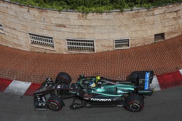 #14 Fernando Alonso of Spain and Aston Martin F1 Team drives the AMR26 Honda during the Formula 1 Louis Vuitton Grand Prix de Monaco in Monaco on June 7, 2026. (Photo by Piotr Zajac/NurPhoto via Getty Images)