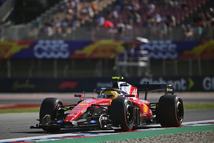 Lewis Hamilton of Scuderia Ferrari drives during free practice for the Barcelona - Catalunya GP at Circuit de Catalunya in Montmelo, Spain, on June 12, 2026. (Photo by Andrea Diodato/NurPhoto via Getty Images)