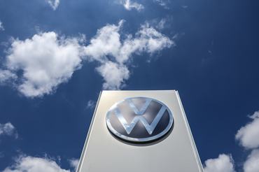 09 July 2026, Saxony, Zwickau: A view of the Volkswagen Sachsen GmbH sign at the VW plant in Zwickau. On the day of the Volkswagen AG supervisory board meeting in Wolfsburg, IG Metall is organizing information and protest events nationwide at numerous company locations. Photo: Jan Woitas/dpa (Photo by Jan Woitas/picture alliance via Getty Images)