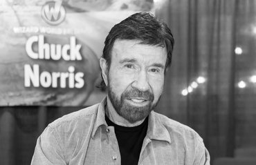 PHILADELPHIA, PA - JUNE 03:  (EDITORS NOTE: Image has been converted to black and white.)  Martial artist/actor Chuck Norris make his Wizard World Comic Con debut during Wizard World Comic Con Philadelphia 2017 - Day 3 at Pennsylvania Convention Center on June 3, 2017 in Philadelphia, Pennsylvania.  (Photo by Gilbert Carrasquillo/Getty Images)