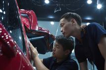 automobile pastes the membrane