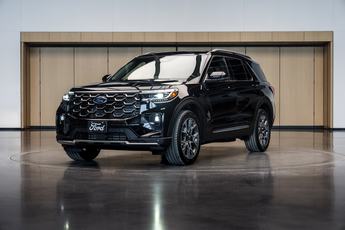 Dozens of Ford employees worked together to create the one-of-a-kind Explorer, which was gifted to Pope Leo XIV from Ford CEO Jim Farley and his wife, Lia, at the end of February.